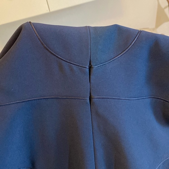 Alexander McQueen navy blue sheath dress deep V size IT40 - Picture 16 of 16